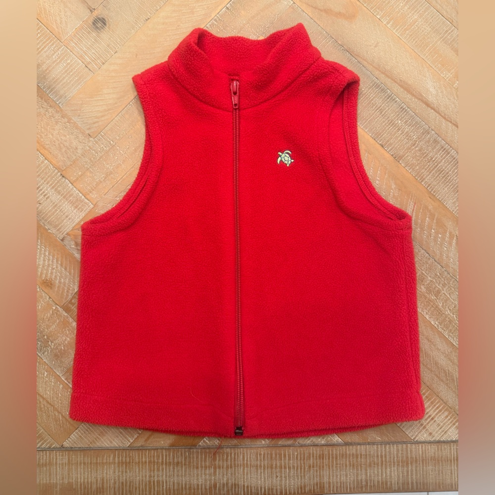 J. Bailey Red Kids Sleeveless Fleece Vest 3t
